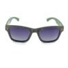Handcrafted wenge wood square sunglasses with polarized UV400 gradient lenses, Wainscott by Monttuck