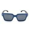 Montauk - Blue Maple Wood Sunglasses - Monttuck Handcrafted blue maple wood square sunglasses with polarized UV400 lenses and carbon fiber temples, Montauk by Monttuck