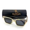Zebra Sands - Zebrawood Sunglasses - Monttuck Handcrafted zebrawood square sunglasses with polarized UV400 lenses and carbon fiber temples, Zebra Sands by Monttuck