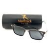 Drift - Gun Grey Wood Sunglasses - Monttuck Handcrafted wood square sunglasses with polarized UV400 lenses and carbon fiber temples, Drift by Monttuck