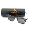 Drift - Gun Grey Wood Sunglasses - Monttuck Handcrafted wood square sunglasses with polarized UV400 lenses and carbon fiber temples, Drift by Monttuck